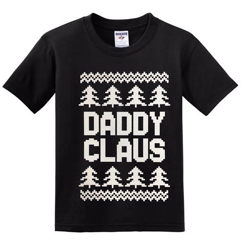 new daddy claus christmas black green red blue t shirt s 3xl t shirts