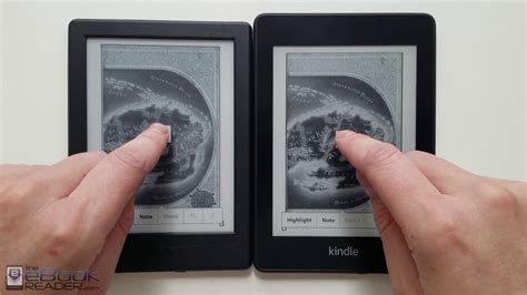 kindle paperwhite    kindle comparison review  youtube