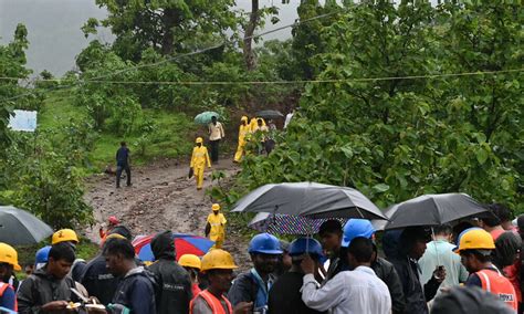 Indian Landslide Kills 16 Rescue Operations Paused World Business