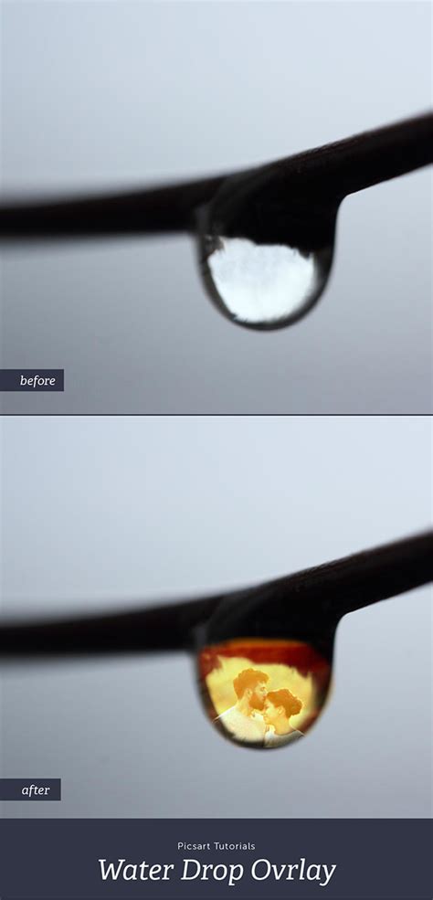 learn how to overlay a scene into the reflection of a drop of water surprisingly easy for a