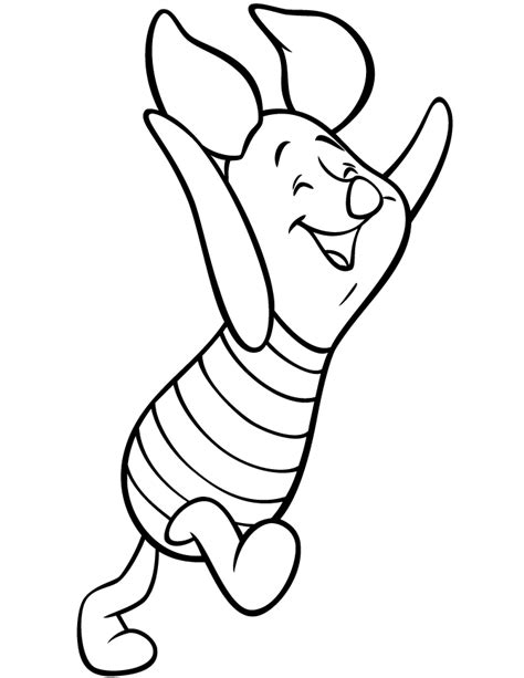 pooh  piglet coloring pages coloring home