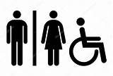 Tandas Oku Banho Sinal Toilettenzeichen Simbol Lelaki Segno Accessible Perempuan Dusche Handicap Restroom Vektorgrafik Depositphotos sketch template