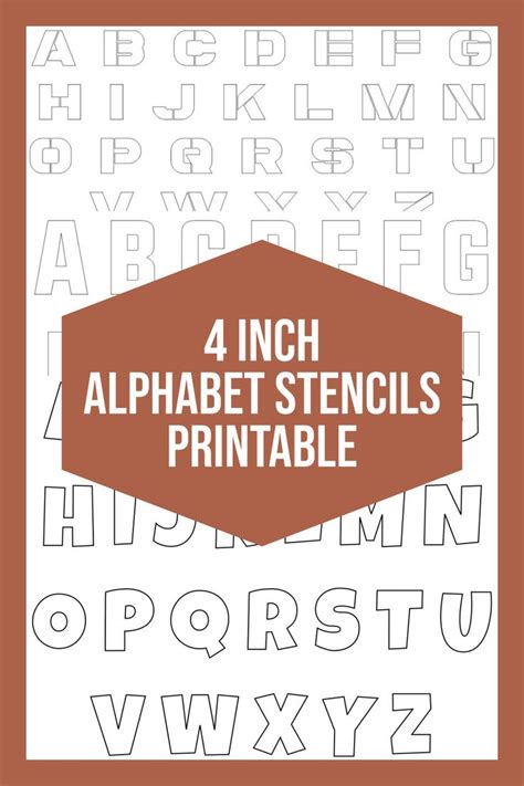 pin  printable alphabet