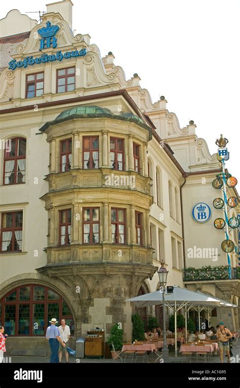 munich hofbraeuhaus beer hall  res stock photography