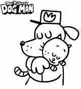 Dog Man Coloring Pages Printable sketch template