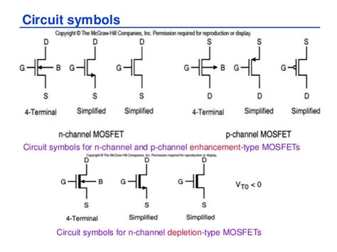 electronic mosfet symbol   arrow  circle  valuable tech notes