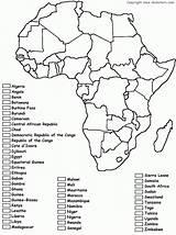 Coloring Africa Continent Map Popular sketch template