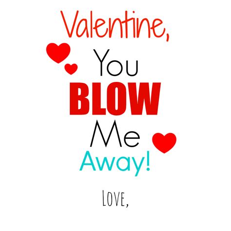 blow   diy valentine  printable messages  friends diy