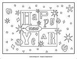 Coloring Year Pages Printable Happy Seasonal Erase Dry Book Years sketch template