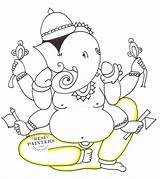 Sketch Ganesh Drawings Desipainters Lord Pencil Simple Sketches Dp Library Clipart sketch template