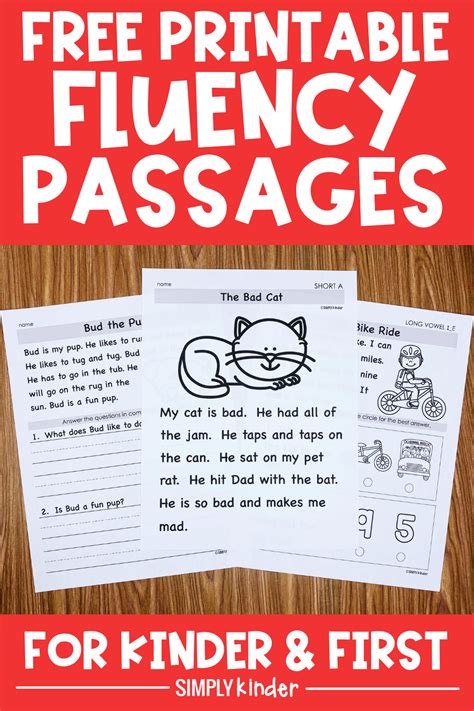 leveled reading passages  printable reading comprehension