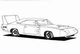 Furious Fast Coloring Pages Daytona Dodge Charger Car Cars Printable Pdf Choose Board sketch template