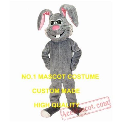 grey bunny mascot costume mascot costumes grey bunny