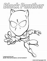 Panther Coloring Marvel Pages Cartoon Printable Print Color sketch template