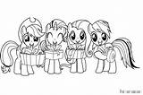 Pony Little Coloring Pages Color Print Cute Gifts sketch template