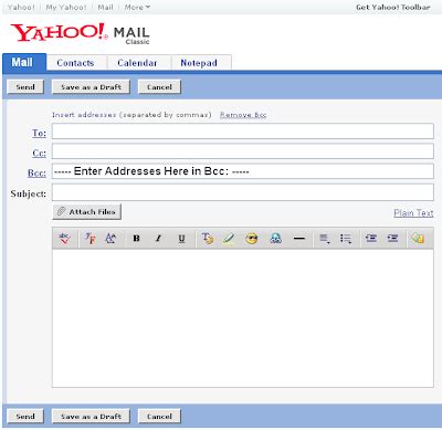 system notes org    bcc  yahoo mail classic