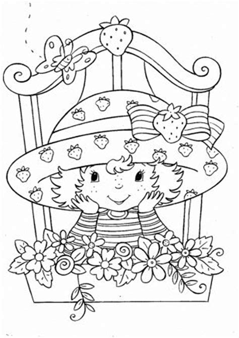 easy  print strawberry shortcake coloring pages tulamama
