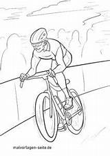 Fahrrad Fahren Drucken Rennrad Radrennen sketch template