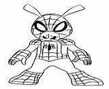 Coloring Pages Ham Spider Spiderman Printable Print sketch template
