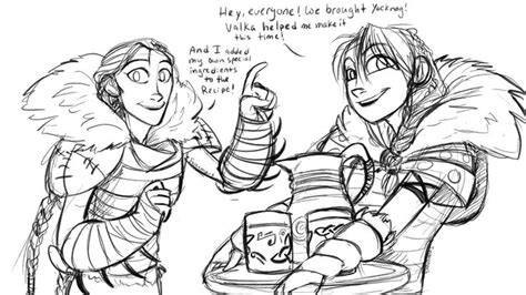 Astrid And Valka Cooking How To Train Your Dragon Httyd