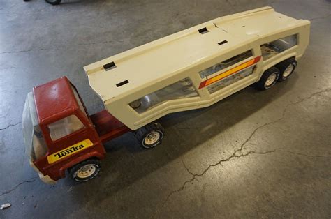 vintage tonka auto hauler big valley auction