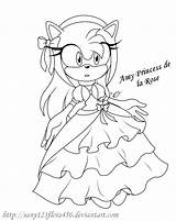 Amy Sonic Coloring Rose Pages Princess Drawing Characters La Para Color Printable Print Getcolorings Getdrawings Base Deviantart Dibujar Favourites Add sketch template