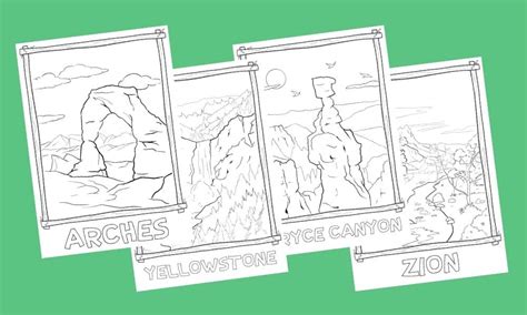 national park coloring pages photojeepers