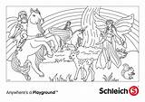 Schleich Ausmalbilder Reiterhof Mytie sketch template