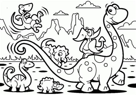 dinosaur coloring pages  preschoolers coloring home