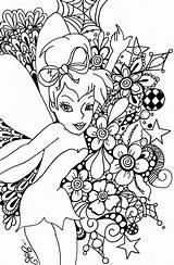 Tinkerbell Bestcoloringpagesforkids sketch template