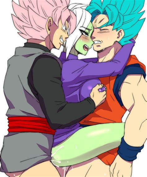 Post 2323908 Dragon Ball Series Goku Black Rule 63 Son Goku Zamasu