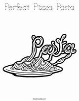 Coloring Pasta Pizza Perfect Favorites Login Add sketch template