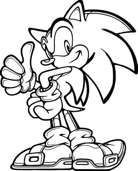 coloring pages sonic coloring print