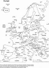 Map Printable Europe Geography Freeusandworldmaps Kids sketch template