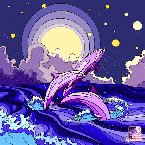 pin de melissa gross en coloring apps arte de ballena pintar por