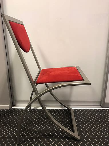 stuehle kff design stuhl auffaellig designter stuhl mit edelstahl