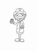 Krankenschwester Nursing sketch template