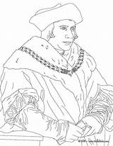 Moro Tomas Shakespeare Hellokids Anglo Britse Historische Kleurplaten Figuren Saxons Saxon Britanicos Printen Heilige Farben Drucken sketch template