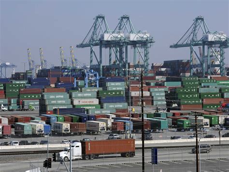 port strike effect  trade deficit business insider