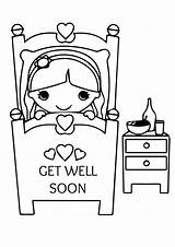 Well Soon Coloring Pages Printable Cards Mom Color Better Feel Girl Sheets Template Card Colouring Kids Print Books Momjunction Getcolorings sketch template