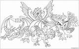 Pages Skylanders Coloring Dragons Dragon Color Online sketch template