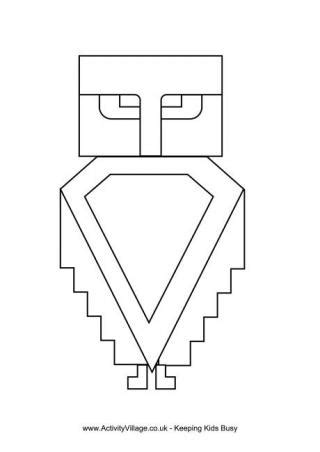 robot colouring page
