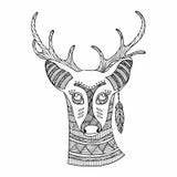 Coloring Deer Bone Collector Skull Template sketch template