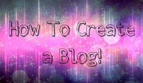 create  blog