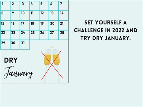 dry january calendar printable dry january countdown january