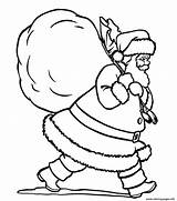 Craciun Mos Colorat Lui Sacul Delivering Weihnachtsmann Planse Sac Clopotel sketch template