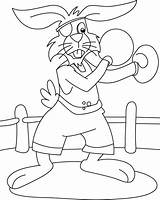 Boxing Coloring Pages Boxer Kids Sheets Template Animal Choose Board sketch template