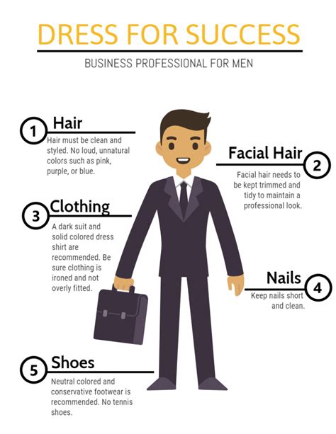 dress for success men