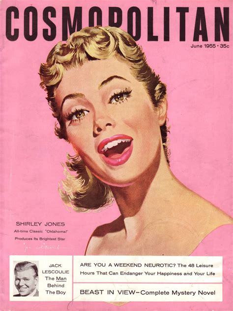 Cosmopolitan June 1955 Cover By Jon Whitcomb Vintage Magazines