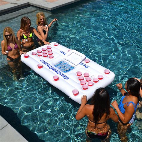 Floating Beer Pong Cooler Drunkmall